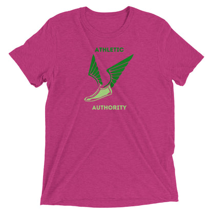 Athletic Authority "Winged Foot" Unisex Tri-Blend Short sleeve t-shirt