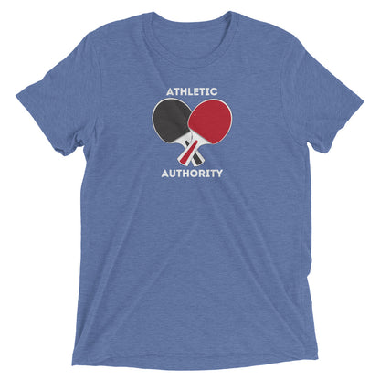 Athletic Authority "Table Tennis Unisex Tri-Blend Short sleeve t-shirt