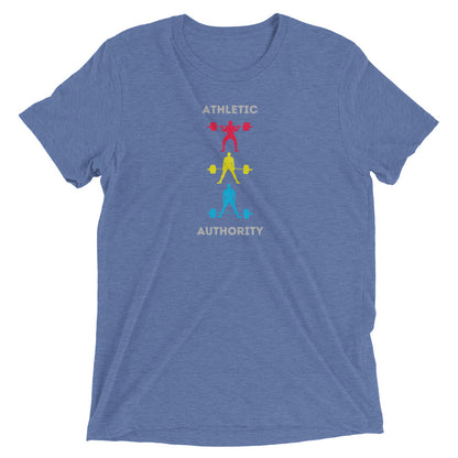 Athletic Authority "Clean" Unisex Tri-Blend Short sleeve t-shirt