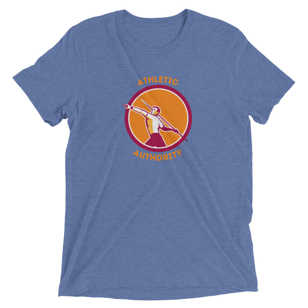 Athletic Authority "Javelin" Unisex Tri-Blend Short sleeve t-shirt