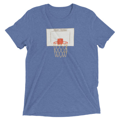 Athletic Authority "Basketball Net" Unisex Tri-Blend Short sleeve t-shirt