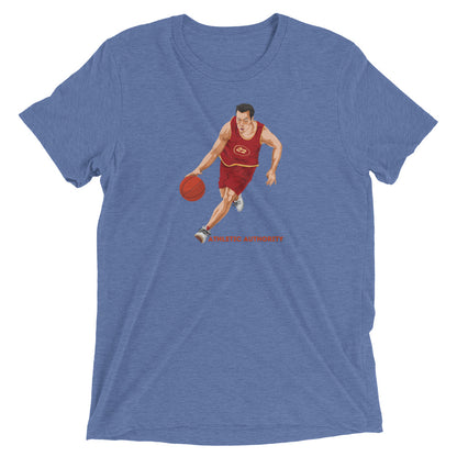 Athletic Authority "Basketball Push" Unisex Tri-Blend Short sleeve t-shirt