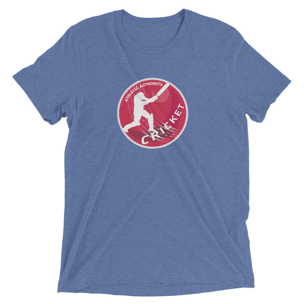 Athletic Authority "Cricket Red" Unisex Tri-Blend Short sleeve t-shirt