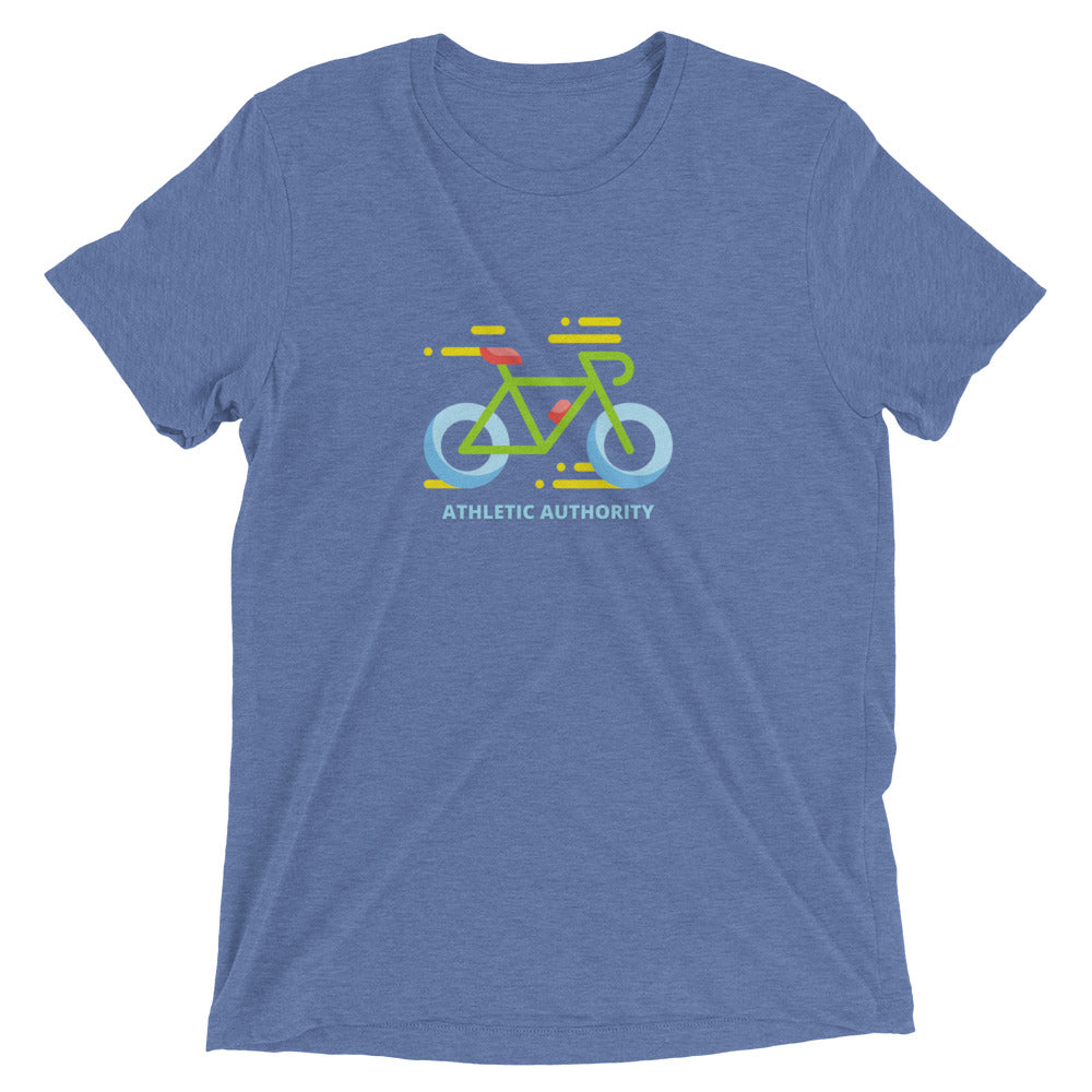 Athletic Authority "Cycling Glow" Unisex Tri-Blend Short sleeve t-shirt