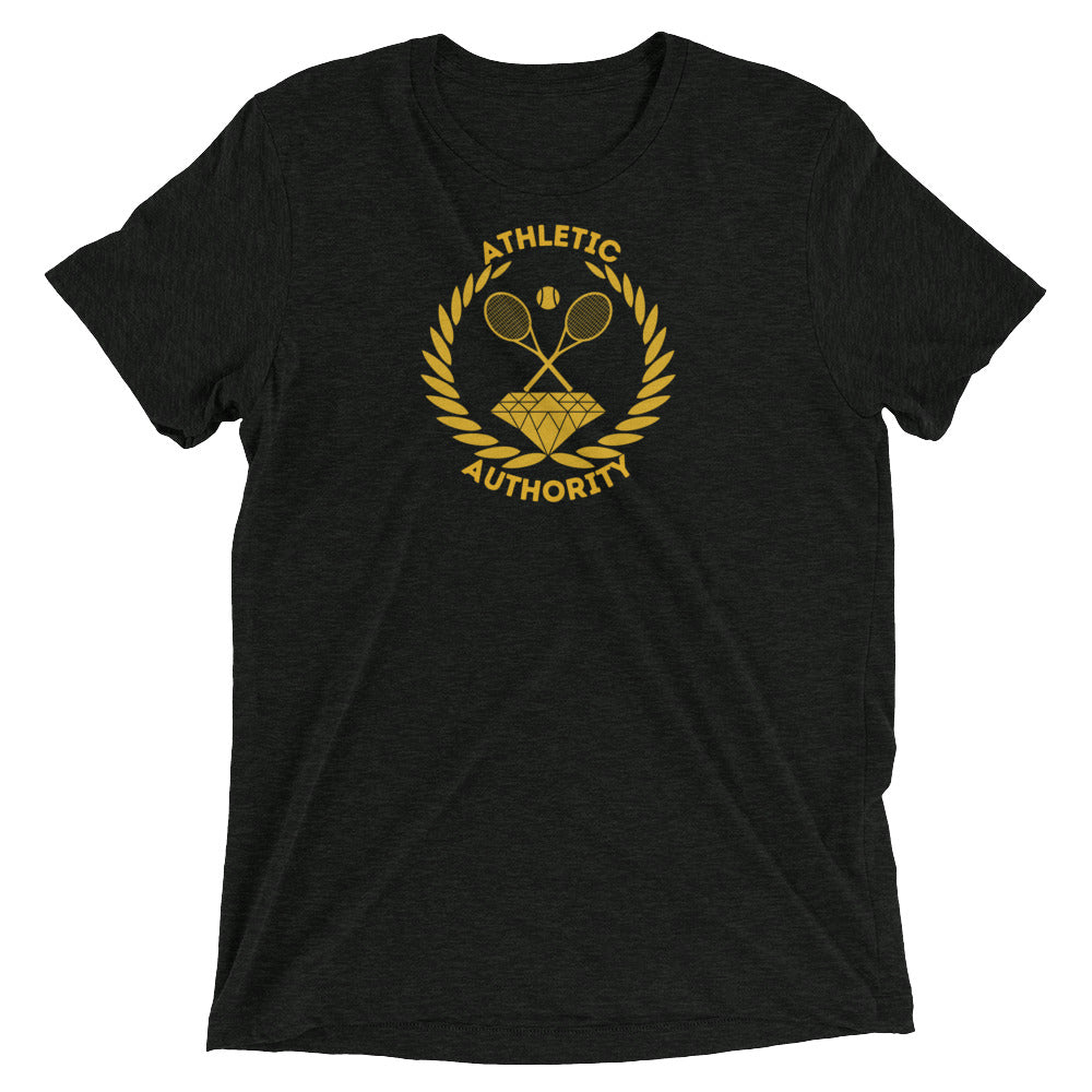 Athletic Authority "Tennis Crest" Unisex Tri-Blend Short sleeve t-shirt