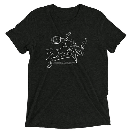 Athletic Authority "Bench Press" Unisex Tri-Blend Short sleeve t-shirt