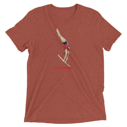 Athletic Authority  "Gymnastics Bar" Unisex Tri-Blend Short sleeve t-shirt