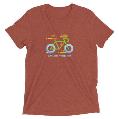 Athletic Authority "Cycling Glow" Unisex Tri-Blend Short sleeve t-shirt