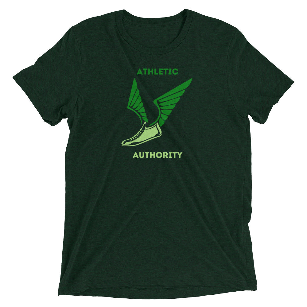 Athletic Authority "Winged Foot" Unisex Tri-Blend Short sleeve t-shirt