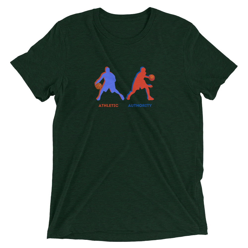 Athletic Authority "Basketball Crossover" Unisex Tri-Blend Short sleeve t-shirt