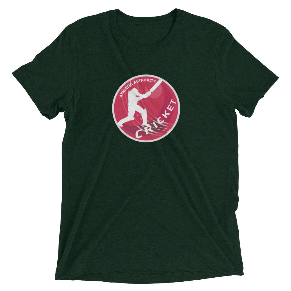 Athletic Authority "Cricket Red" Unisex Tri-Blend Short sleeve t-shirt