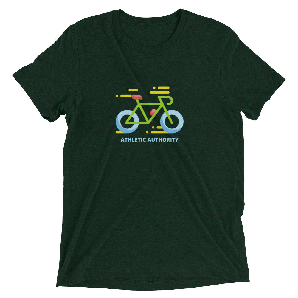 Athletic Authority "Cycling Glow" Unisex Tri-Blend Short sleeve t-shirt