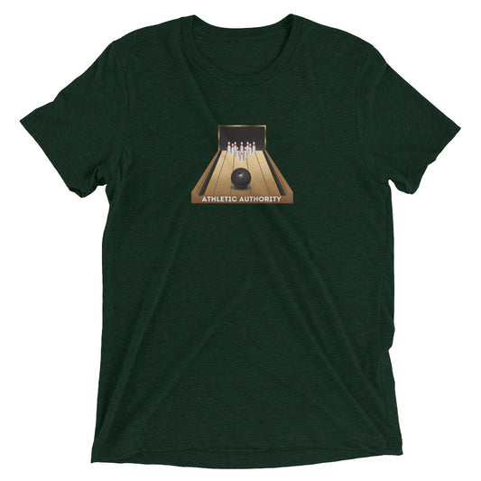 Athletic Authority "Bowling Lane" Unisex Tri-Blend Short sleeve t-shirt