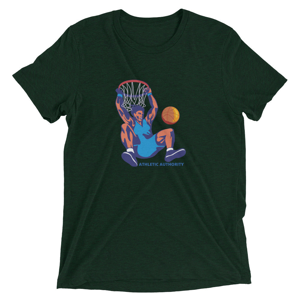 Athletic Authority  "Basketball Dunk" Unisex Tri-Blend Short sleeve t-shirt