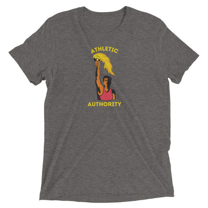 Athletic Authority  "Olympic Flame " Unisex Tri-Blend Short sleeve t-shirt