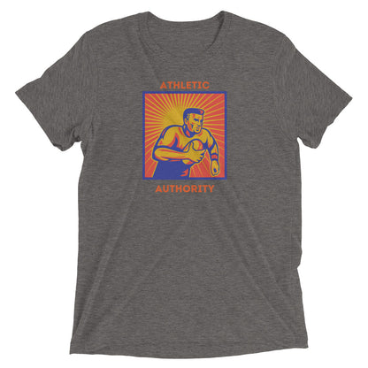 Athletic Authority "Rugby SUN" Unisex Tri-Blend Short sleeve t-shirt