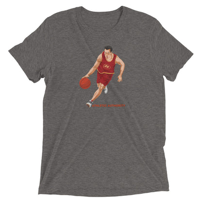 Athletic Authority "Basketball Push" Unisex Tri-Blend Short sleeve t-shirt