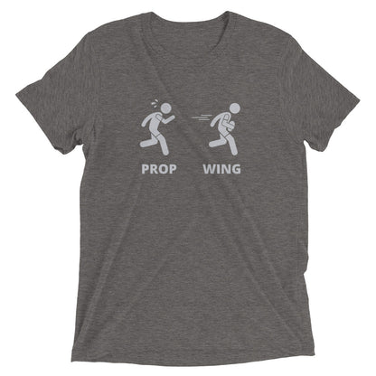 Athletic Authority "Prop Wing" Unisex Tri-Blend Short sleeve t-shirt