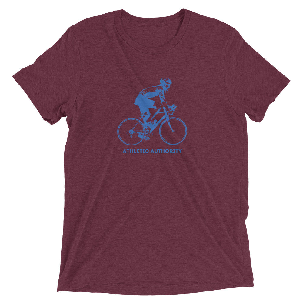 Athletic Authority "Cycling Rider" Unisex Tri-Blend Short sleeve t-shirt