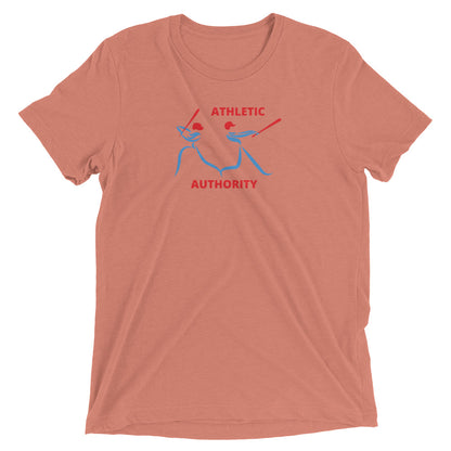 Athletic Authority  "Baseball Swing" Unisex Tri-Blend Short sleeve t-shirt