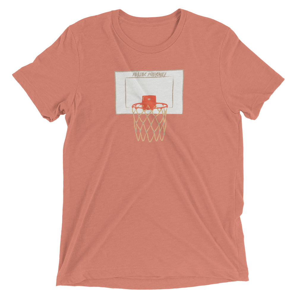 Athletic Authority "Basketball Net" Unisex Tri-Blend Short sleeve t-shirt