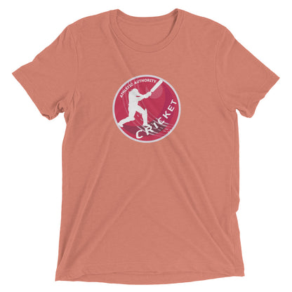 Athletic Authority "Cricket Red" Unisex Tri-Blend Short sleeve t-shirt