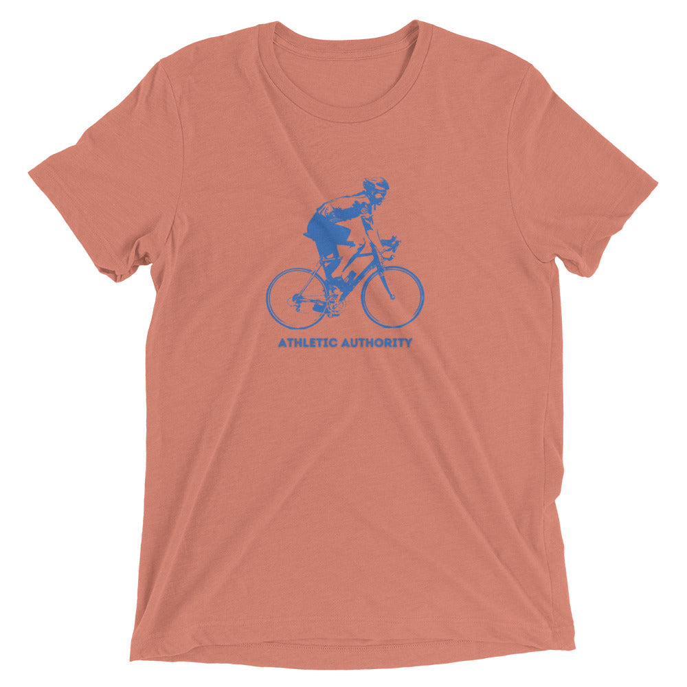 Athletic Authority "Cycling Rider" Unisex Tri-Blend Short sleeve t-shirt