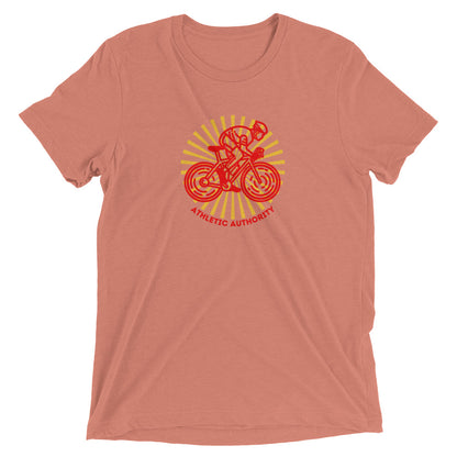 Athletic Authority "Cycling Burst" Unisex Tri-Blend Short sleeve t-shirt