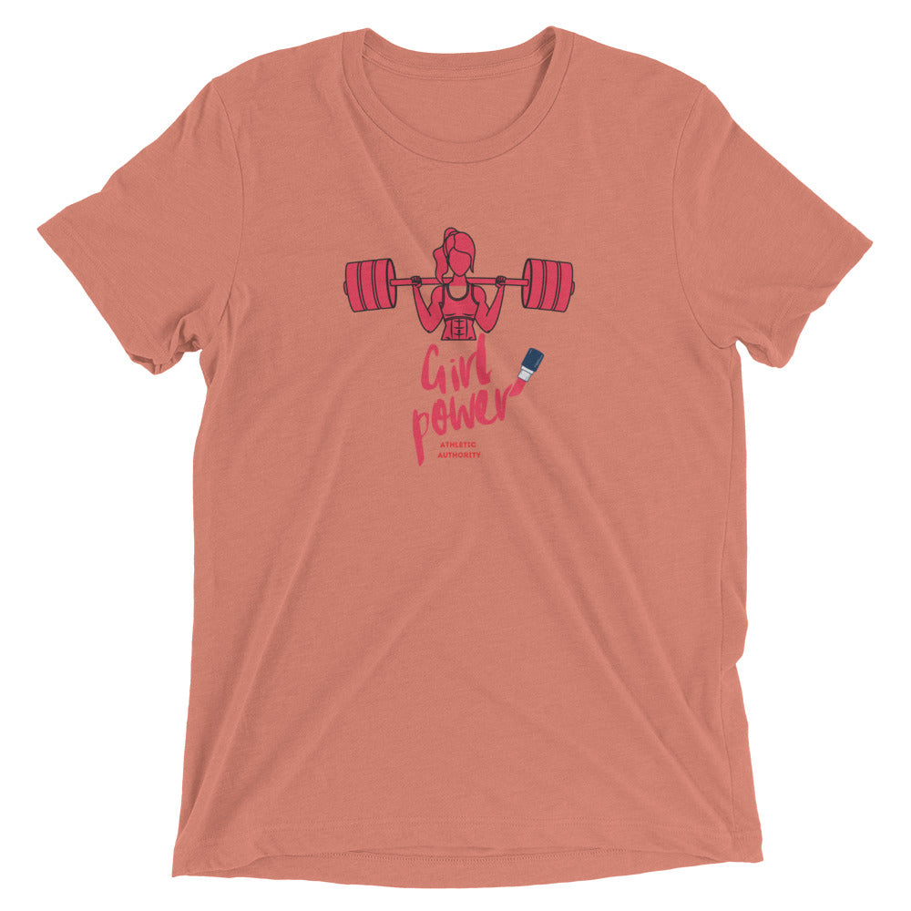 Athletic Authority "Girl Power" Unisex Tri-Blend Short sleeve t-shirt