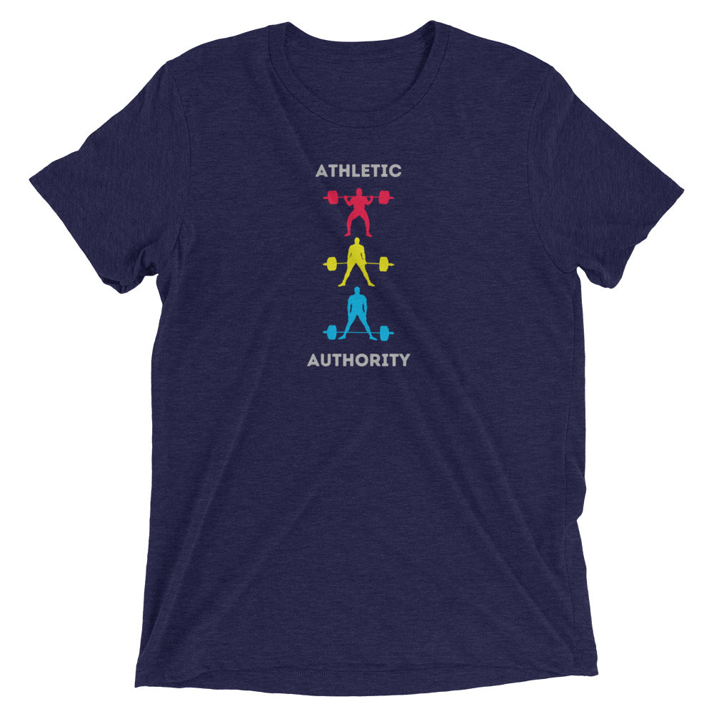 Athletic Authority "Clean" Unisex Tri-Blend Short sleeve t-shirt