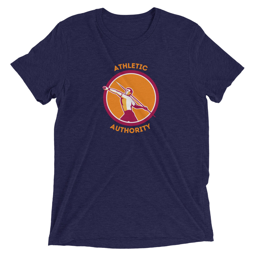 Athletic Authority "Javelin" Unisex Tri-Blend Short sleeve t-shirt