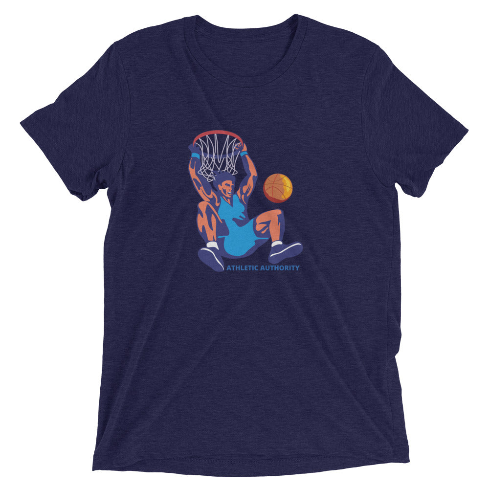 Athletic Authority  "Basketball Dunk" Unisex Tri-Blend Short sleeve t-shirt