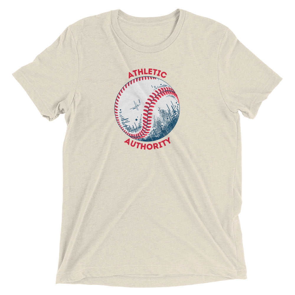 Athletic Authority  "Baseball Big Ball" Unisex Tri-Blend Short sleeve t-shirt