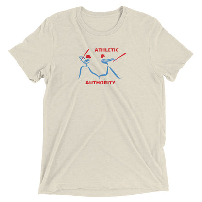 Athletic Authority  "Baseball Swing" Unisex Tri-Blend Short sleeve t-shirt