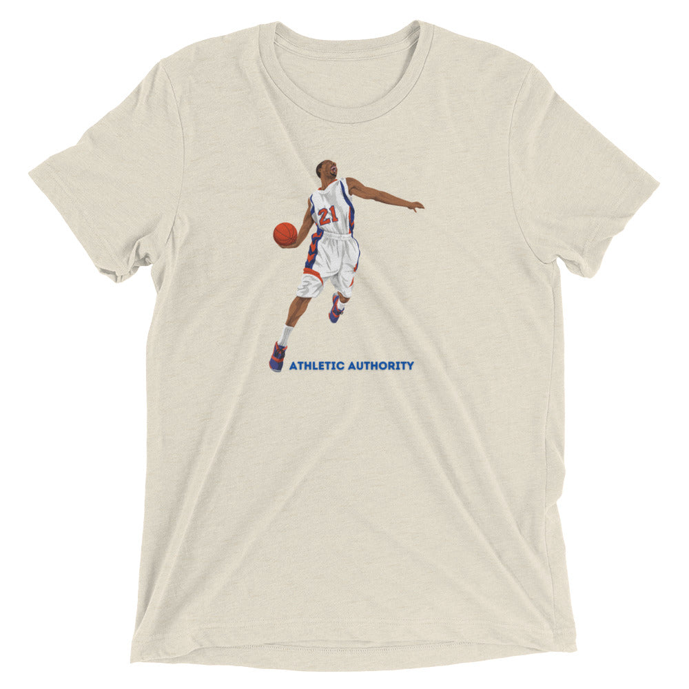 Athletic Authority  "Basketball Slam" Unisex Tri-Blend Short sleeve t-shirt