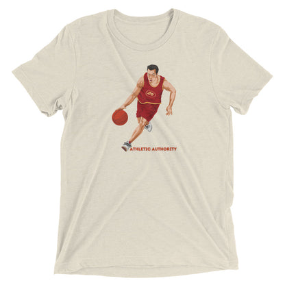 Athletic Authority "Basketball Push" Unisex Tri-Blend Short sleeve t-shirt