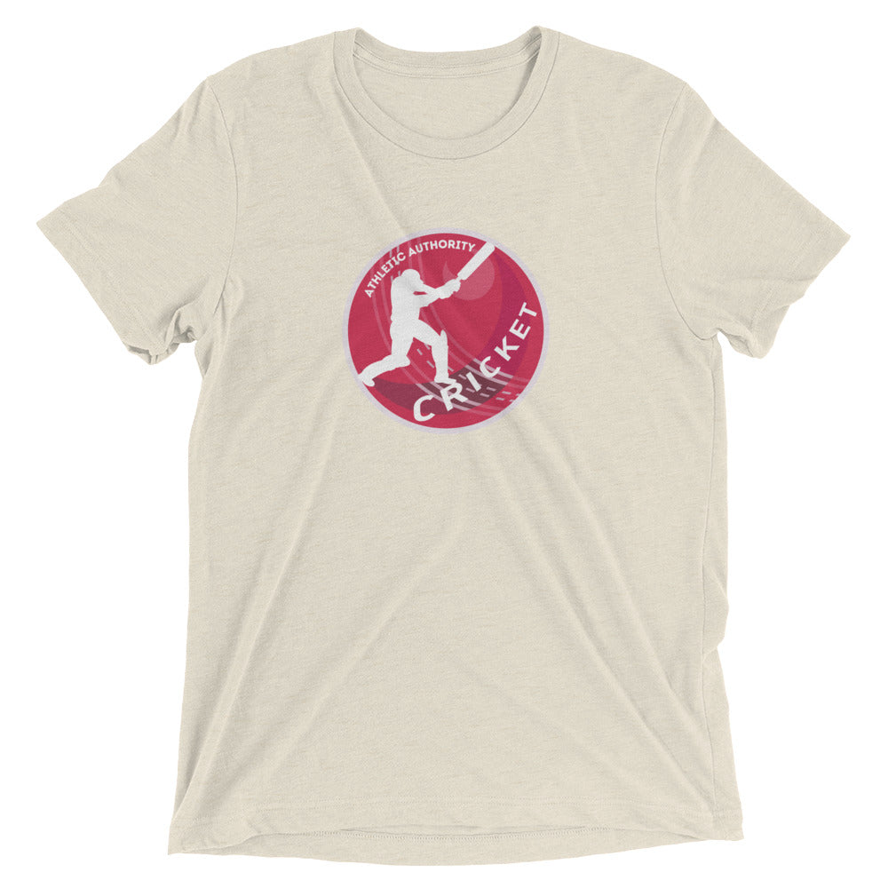 Athletic Authority "Cricket Red" Unisex Tri-Blend Short sleeve t-shirt