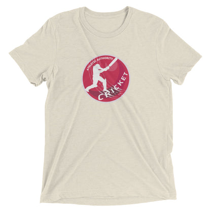 Athletic Authority "Cricket Red" Unisex Tri-Blend Short sleeve t-shirt