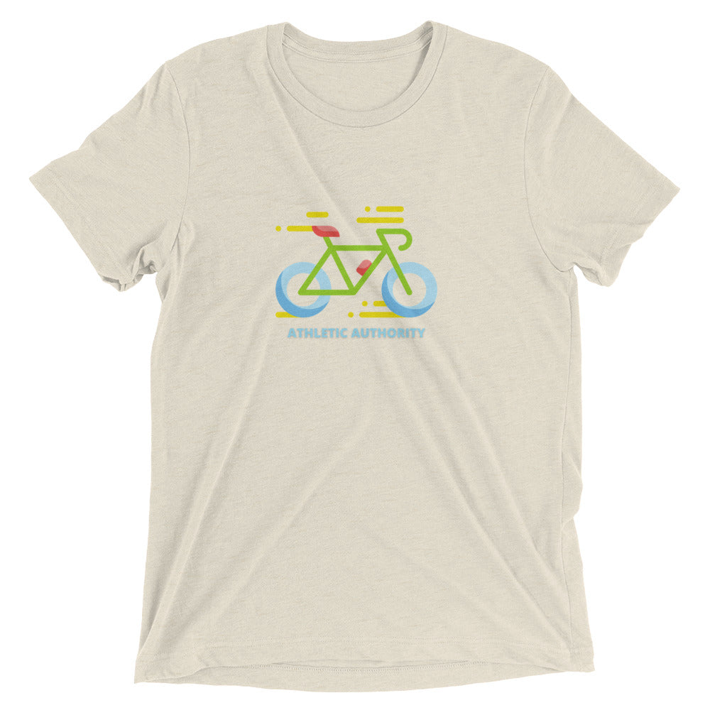 Athletic Authority "Cycling Glow" Unisex Tri-Blend Short sleeve t-shirt