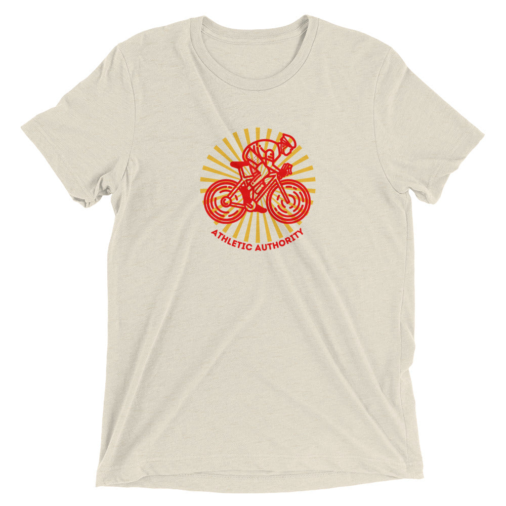 Athletic Authority "Cycling Burst" Unisex Tri-Blend Short sleeve t-shirt