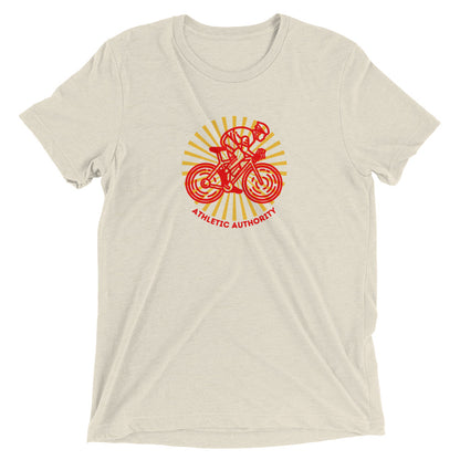 Athletic Authority "Cycling Burst" Unisex Tri-Blend Short sleeve t-shirt