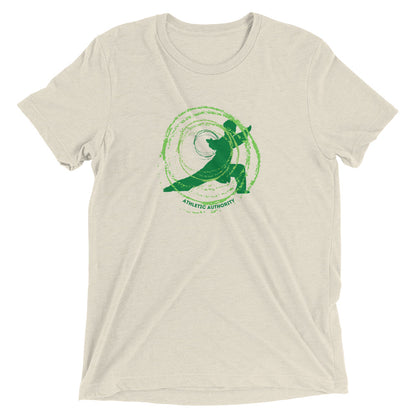 Athletic Authority  "Martial Arts Green" Unisex Tri-Blend Short sleeve t-shirt