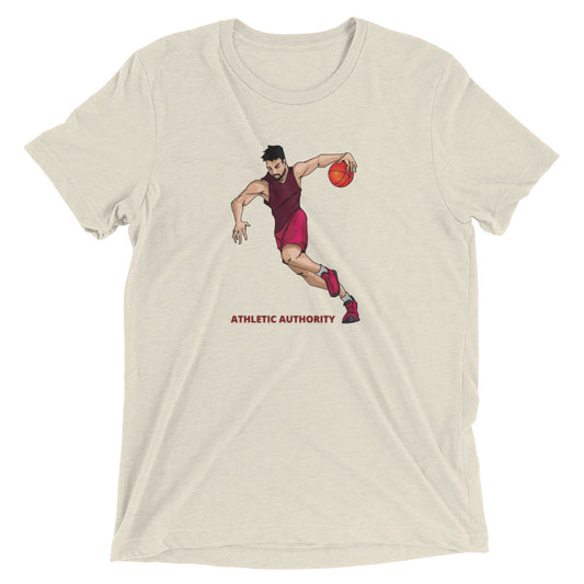 Athletic Authority  "Basketball Fast Break" Unisex Tri-Blend Short sleeve t-shirt