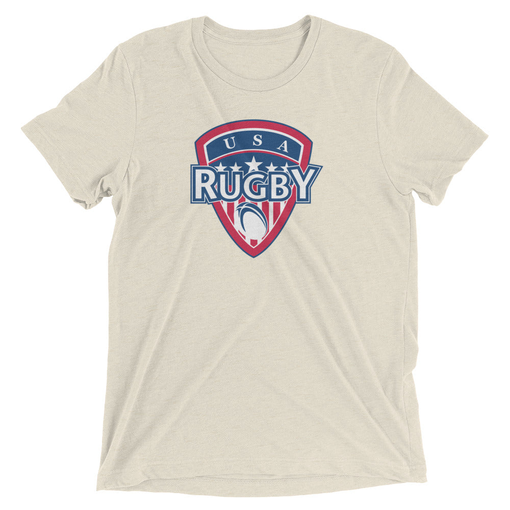 Athletic Authority "Rugby USA" Unisex Tri-Blend Short sleeve t-shirt