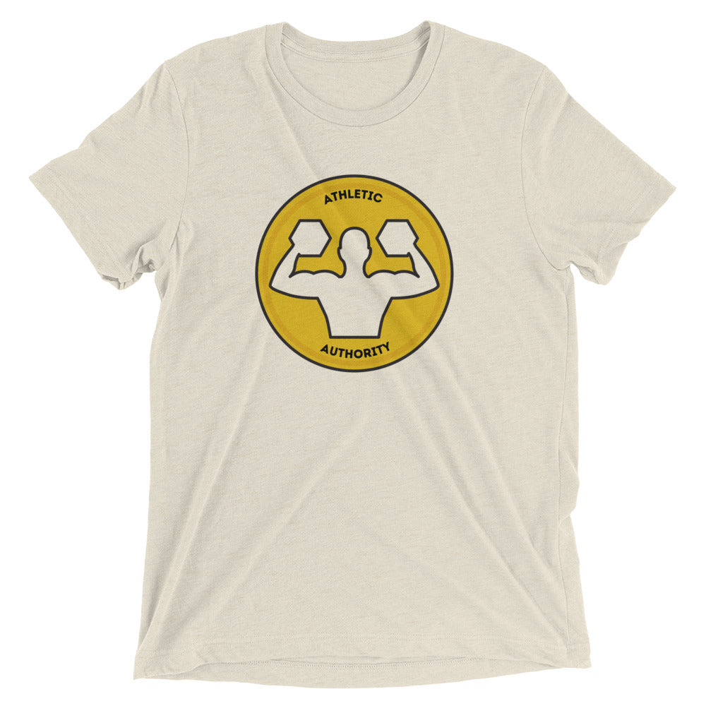 Athletic Authority "Gold Press" Unisex Tri-Blend Short sleeve t-shirt