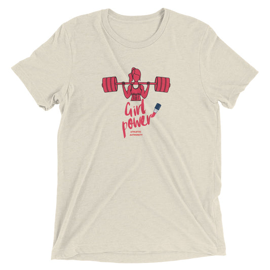 Athletic Authority "Girl Power" Unisex Tri-Blend Short sleeve t-shirt