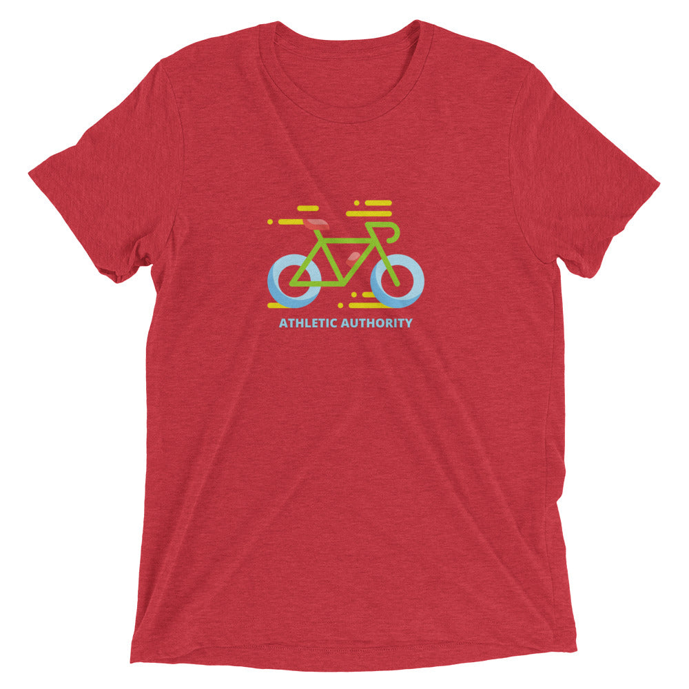 Athletic Authority "Cycling Glow" Unisex Tri-Blend Short sleeve t-shirt