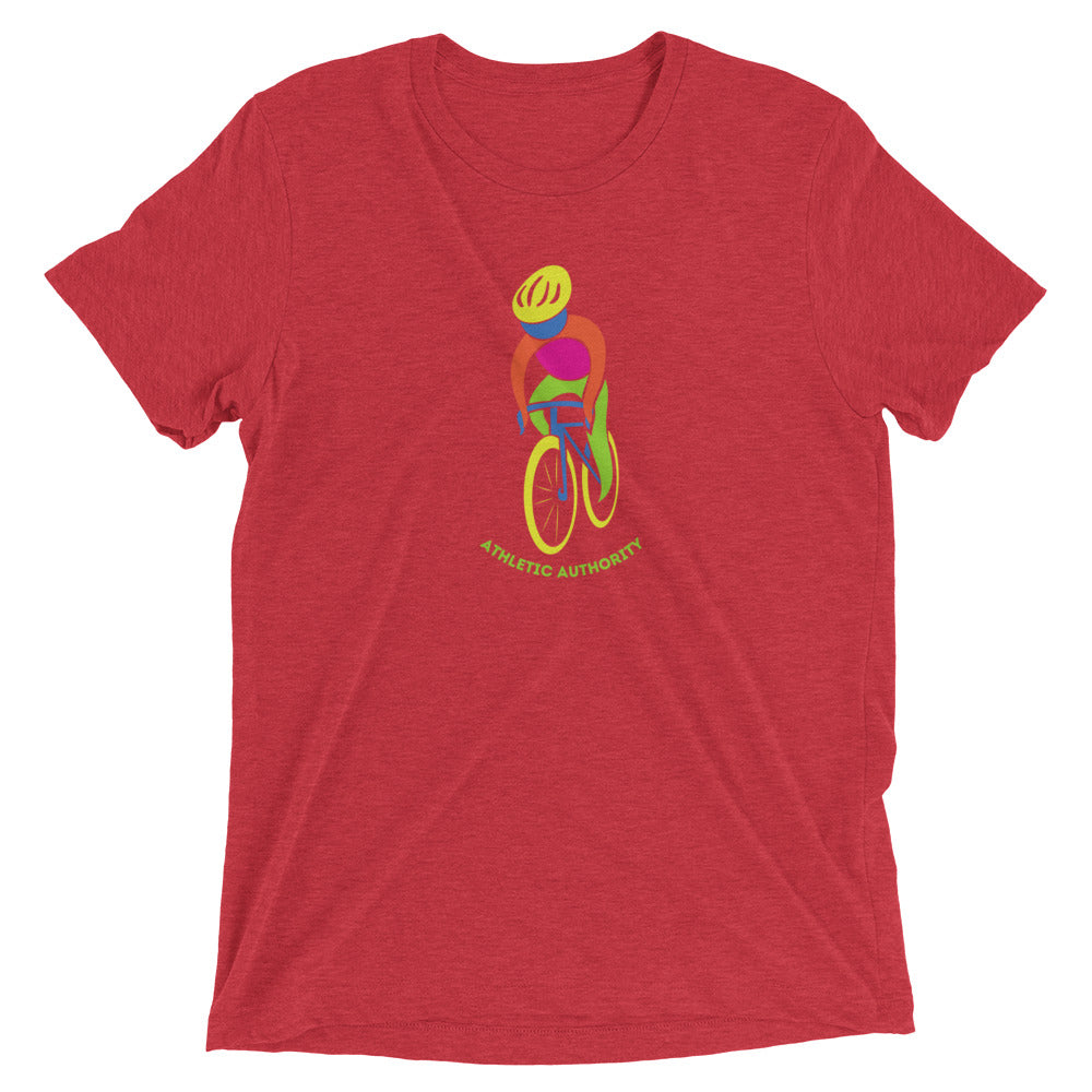 Athletic Authority "Cycling Neon" Unisex Tri-Blend Short sleeve t-shirt