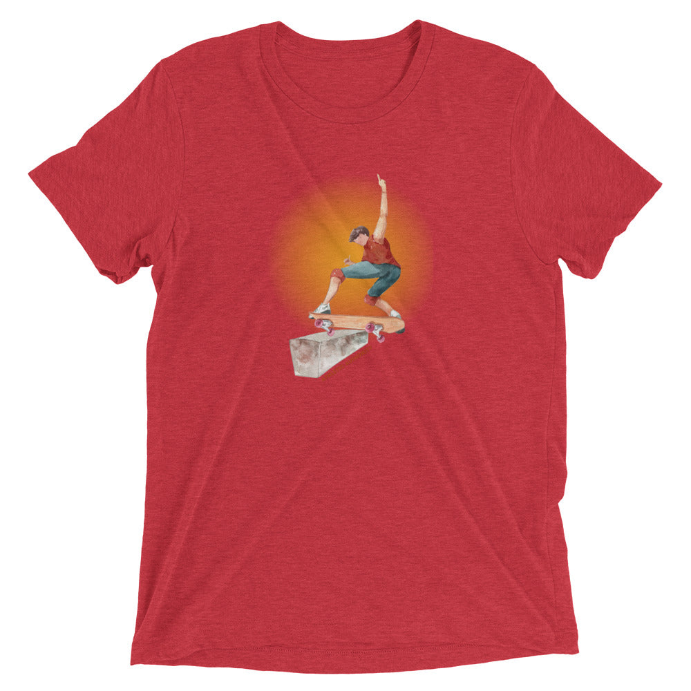 Athletic Authority "Skateboard Grind" Unisex Tri-Blend Short sleeve t-shirt