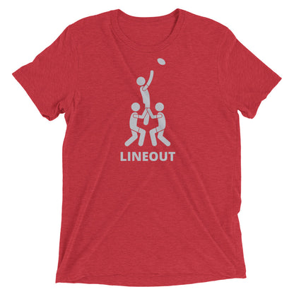 Athletic Authority "Lineout" Unisex Tri-Blend Short sleeve t-shirt